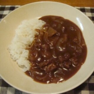 圧力鍋レシピ♪うまうま牛すじカレー